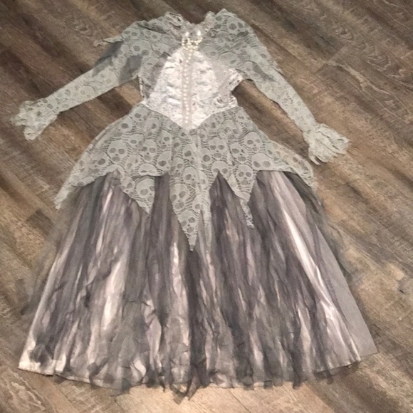COPY - Ghost Halloween Girls Dress - Picture 2 of 4